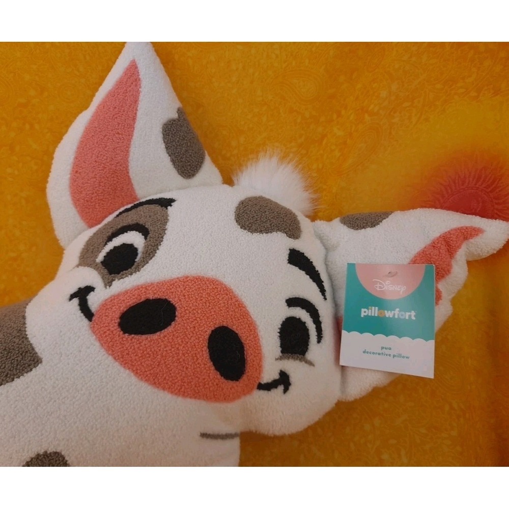 Disney Pillowfort Pua 22" Decorative Pillow Moana Pet Pig Plush - New With Tags - Picture 2 of 9